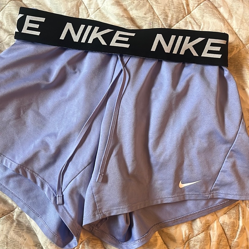 Nike dri-fit small purple shorts